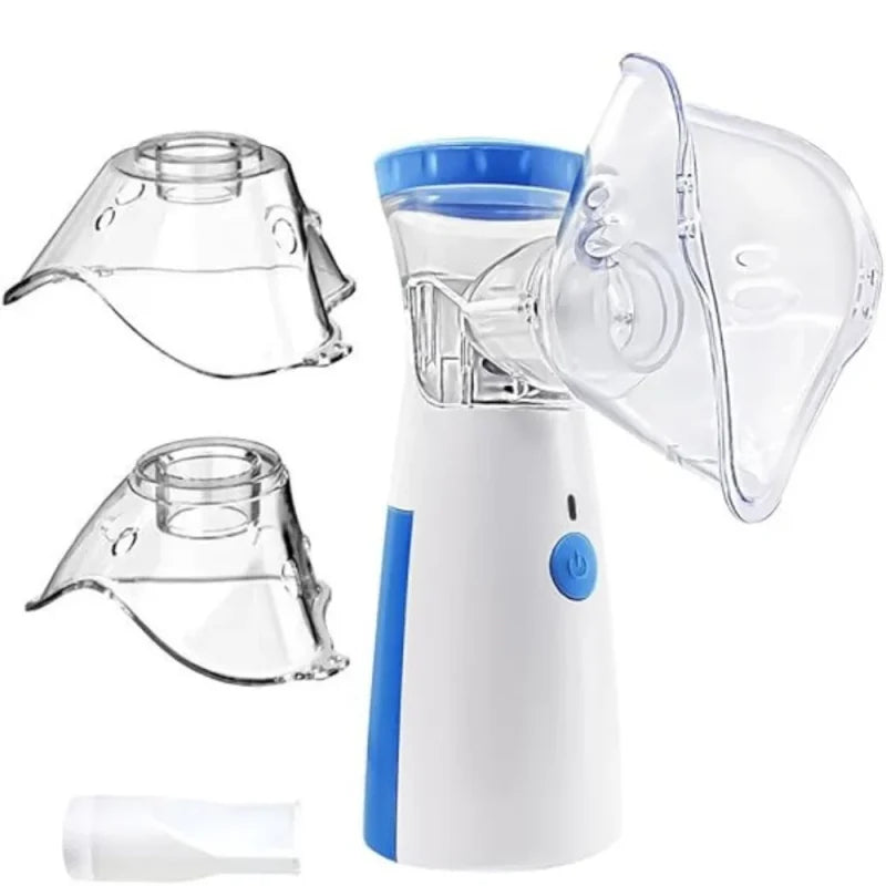 Portable Nebulizer Machine for Adults & Kids – Rechargeable Inhaler for Asthma, Cold, and Breathing Relief